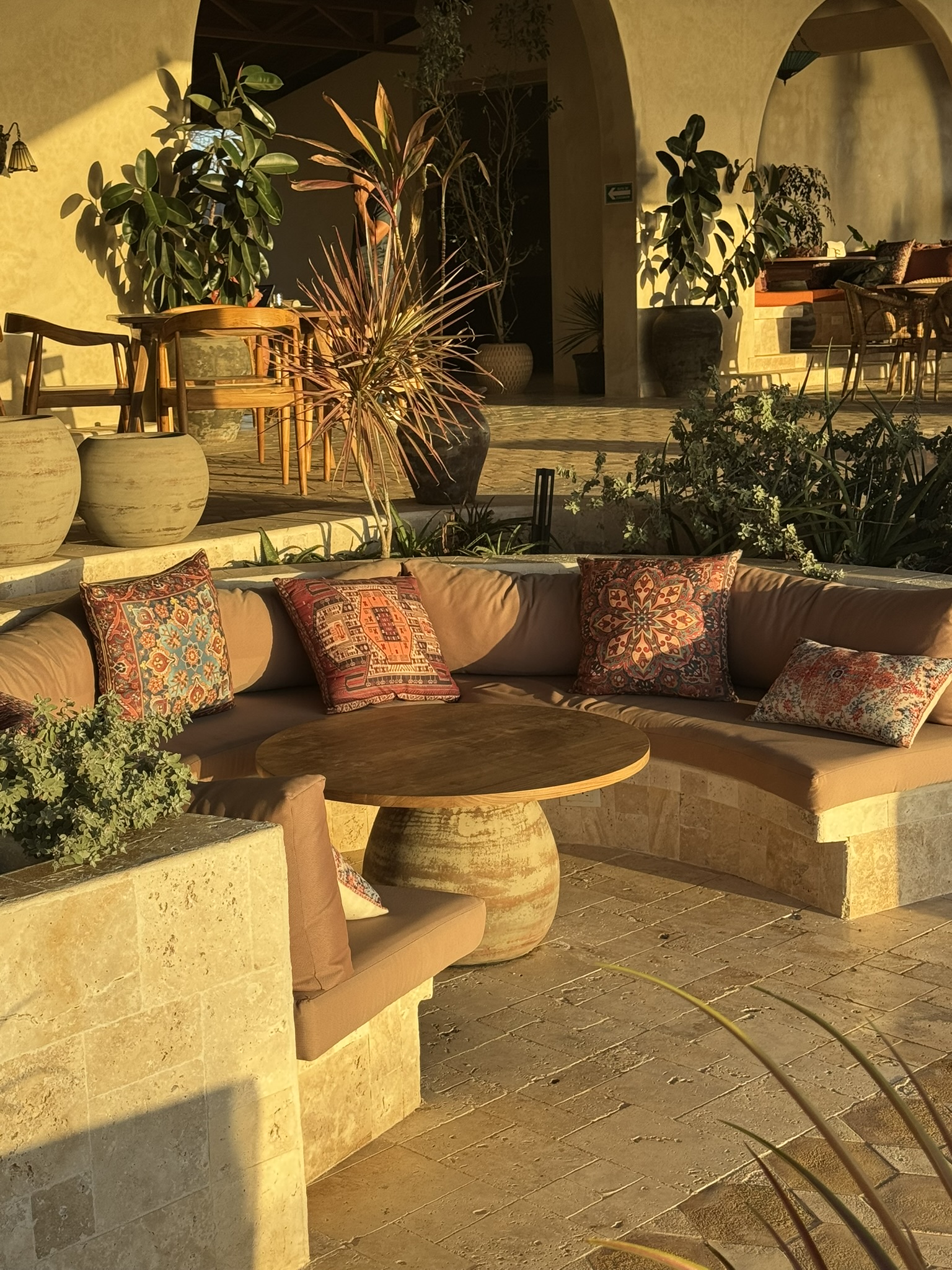 Outdoor lounge seating